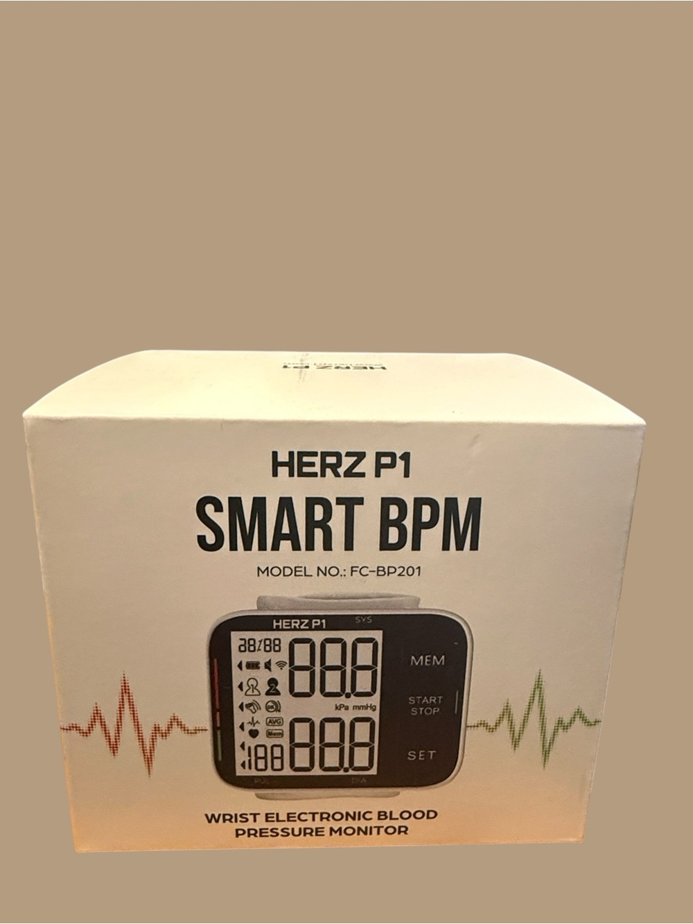 Smart BPM Digital Wrist Electronic Blood Pressure Cuff Monitor - New sealed box